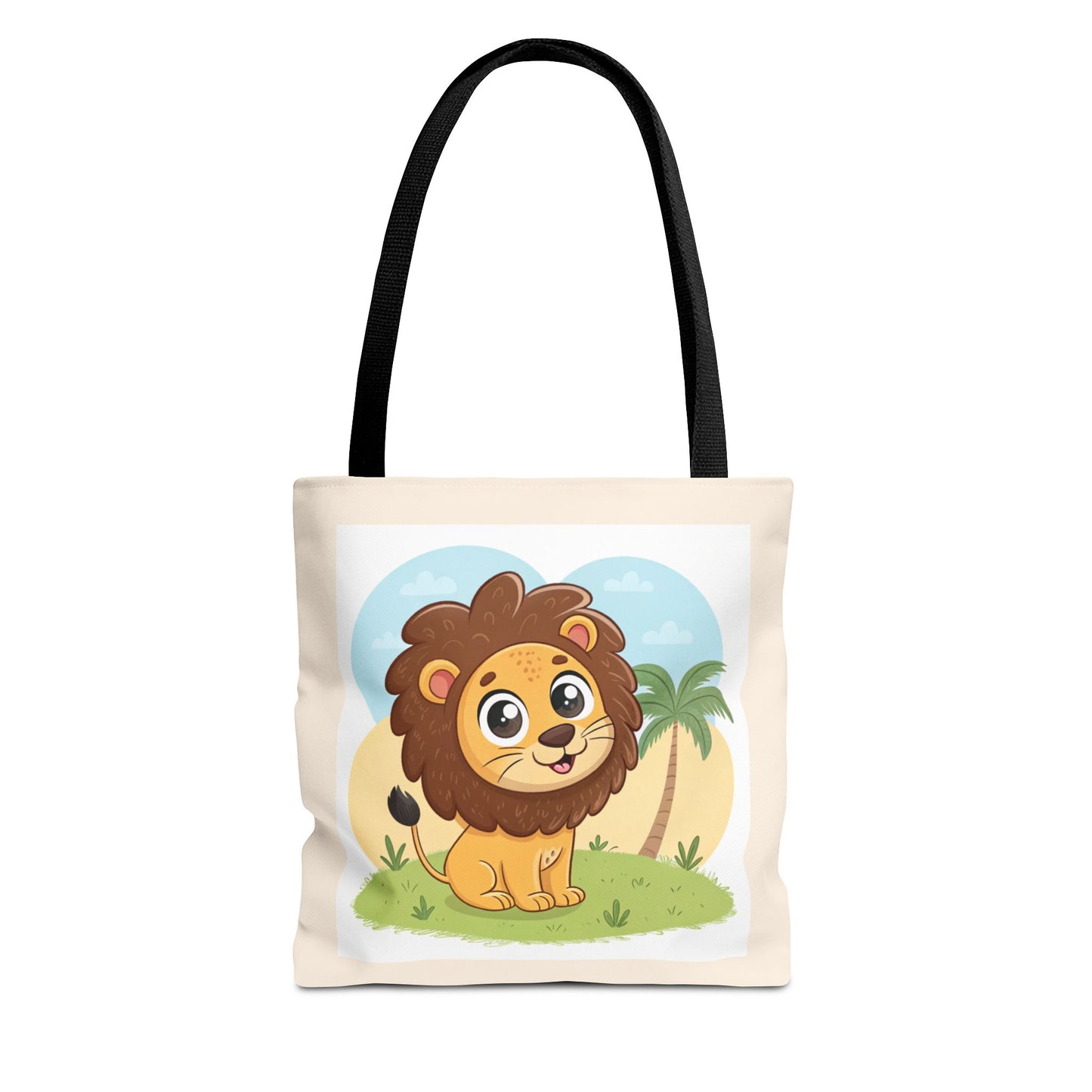 Design IA: cute lion cartoon