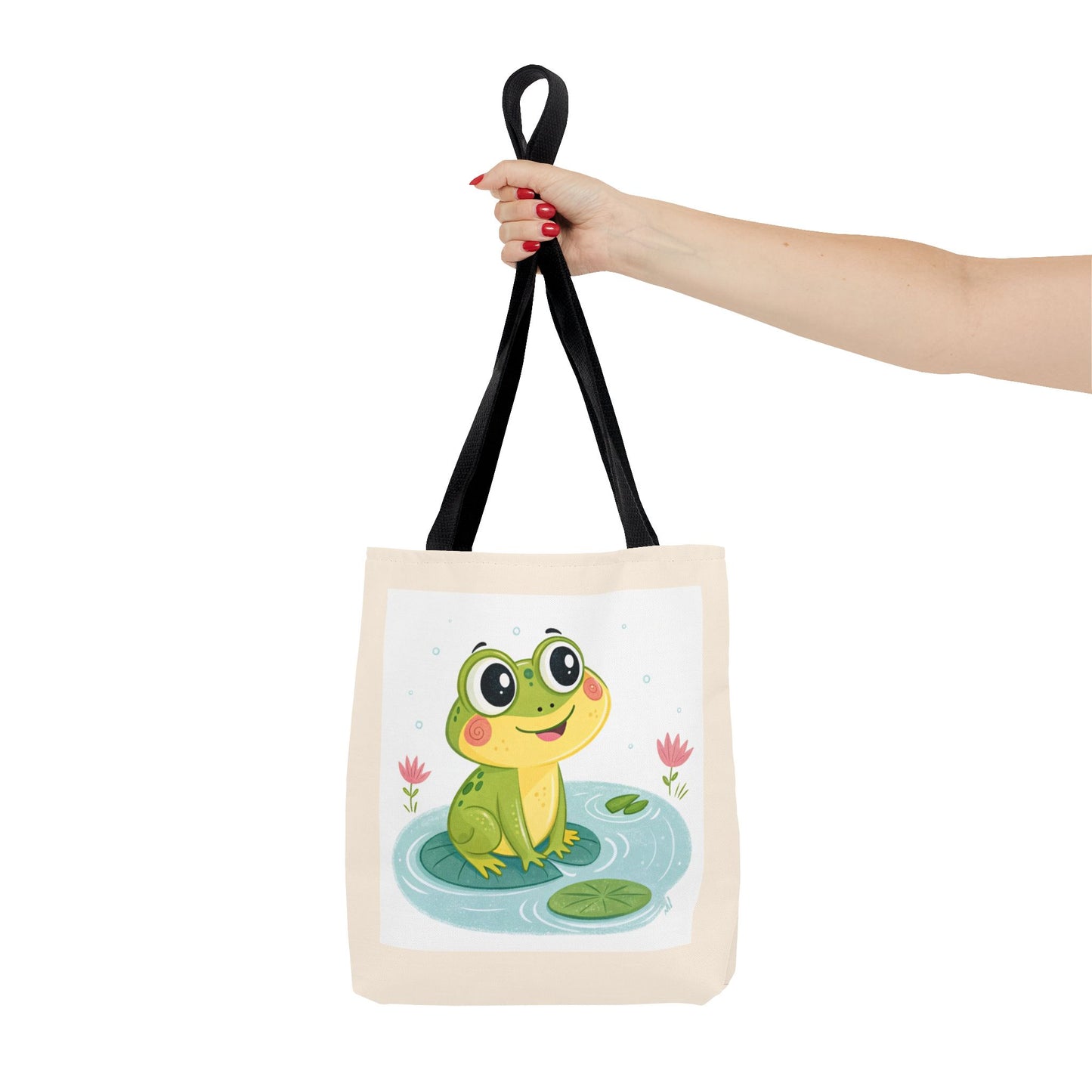 Design IA: cute grenouille en cartoon