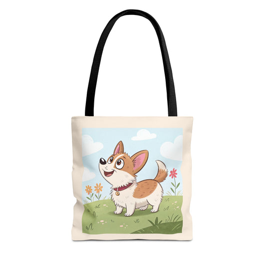 Design IA: Chien mignon en cartoon