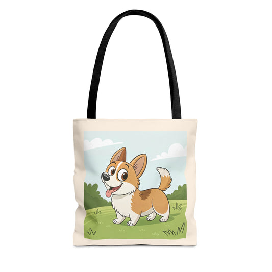 Design IA: chien en cartoon