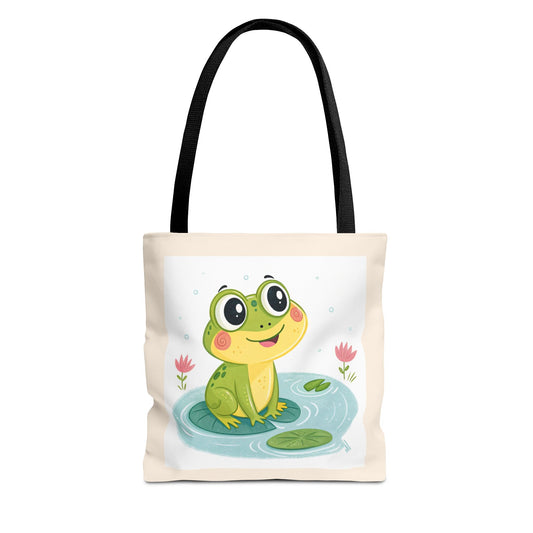 Design IA: cute grenouille en cartoon