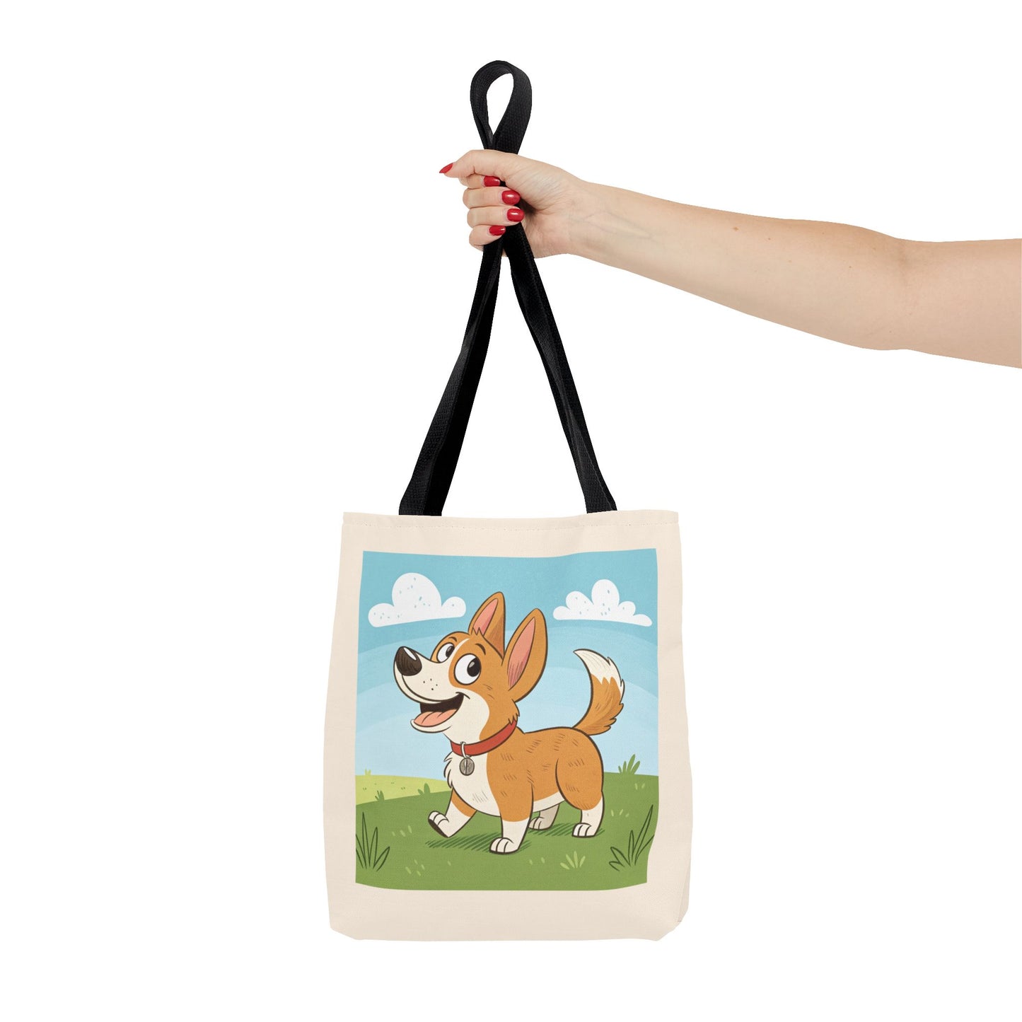 Design IA: chien en cartoon