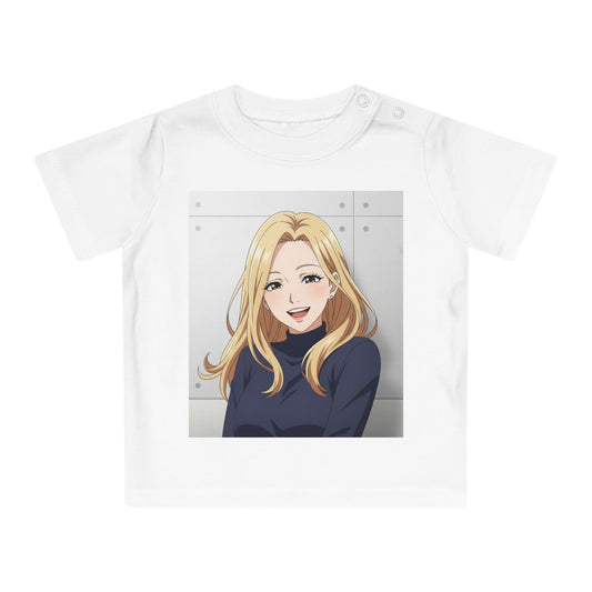 Anime Baby T-Shirt, Cute Infant Tee, Graphic Toddler Top, Fun Baby Gift, Cartoon Kid's Apparel